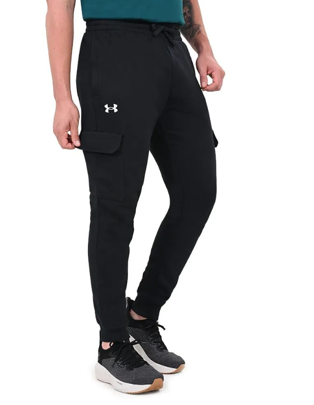 Under Armour штаны Rival Fleece Cargo Jogger (Black), M